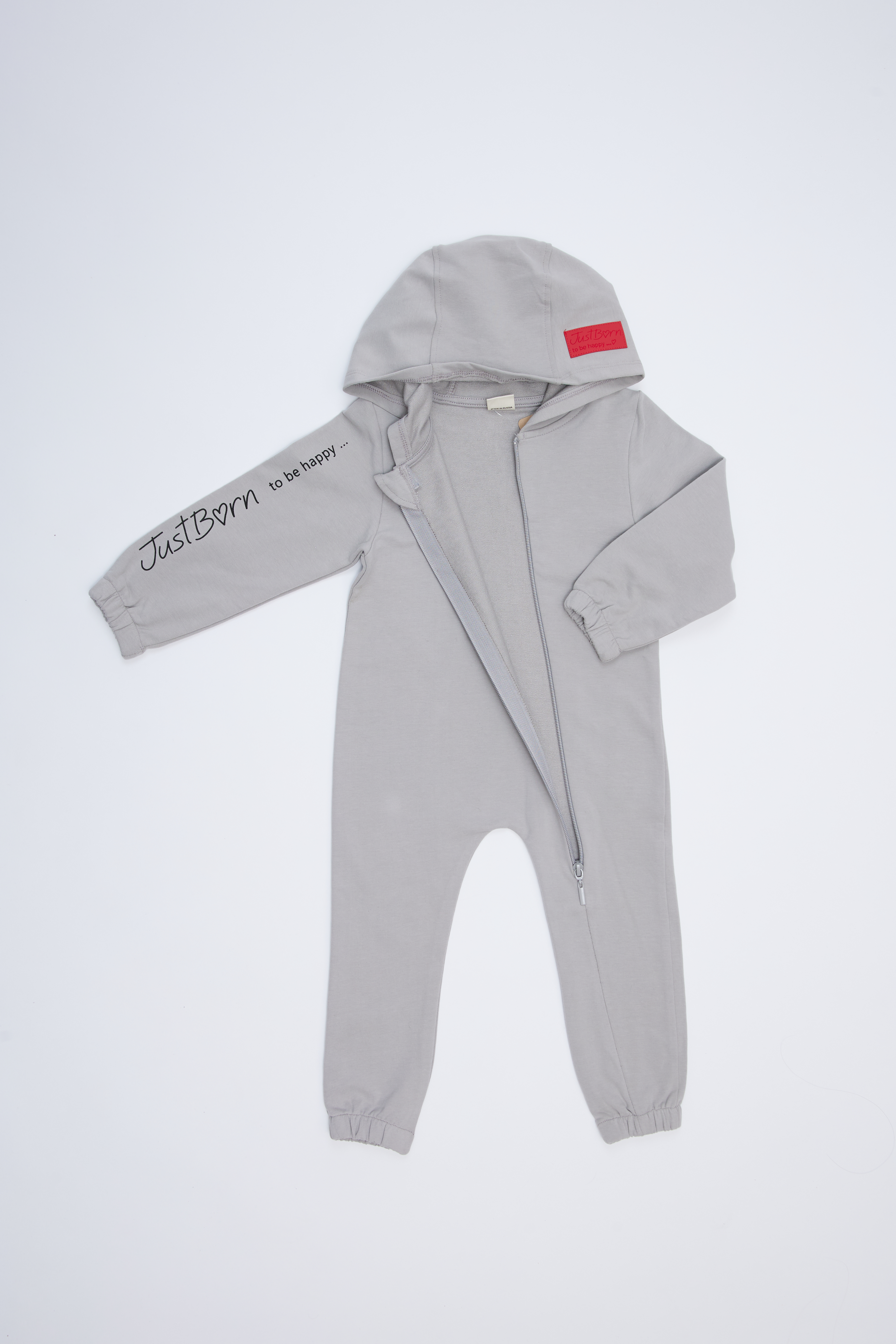 Justborn Комбинезон soft touch (GREY) 86-92