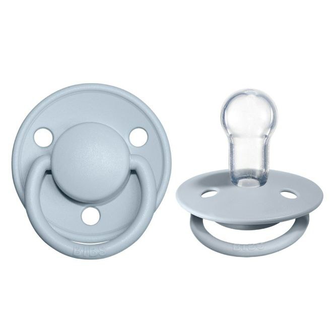 BIBS De Lux Silicone Baby Blue  c  0+