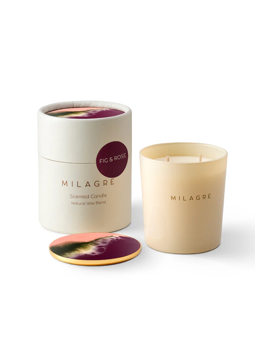 Свеча MILAGRE FIG & ROSE 230гр