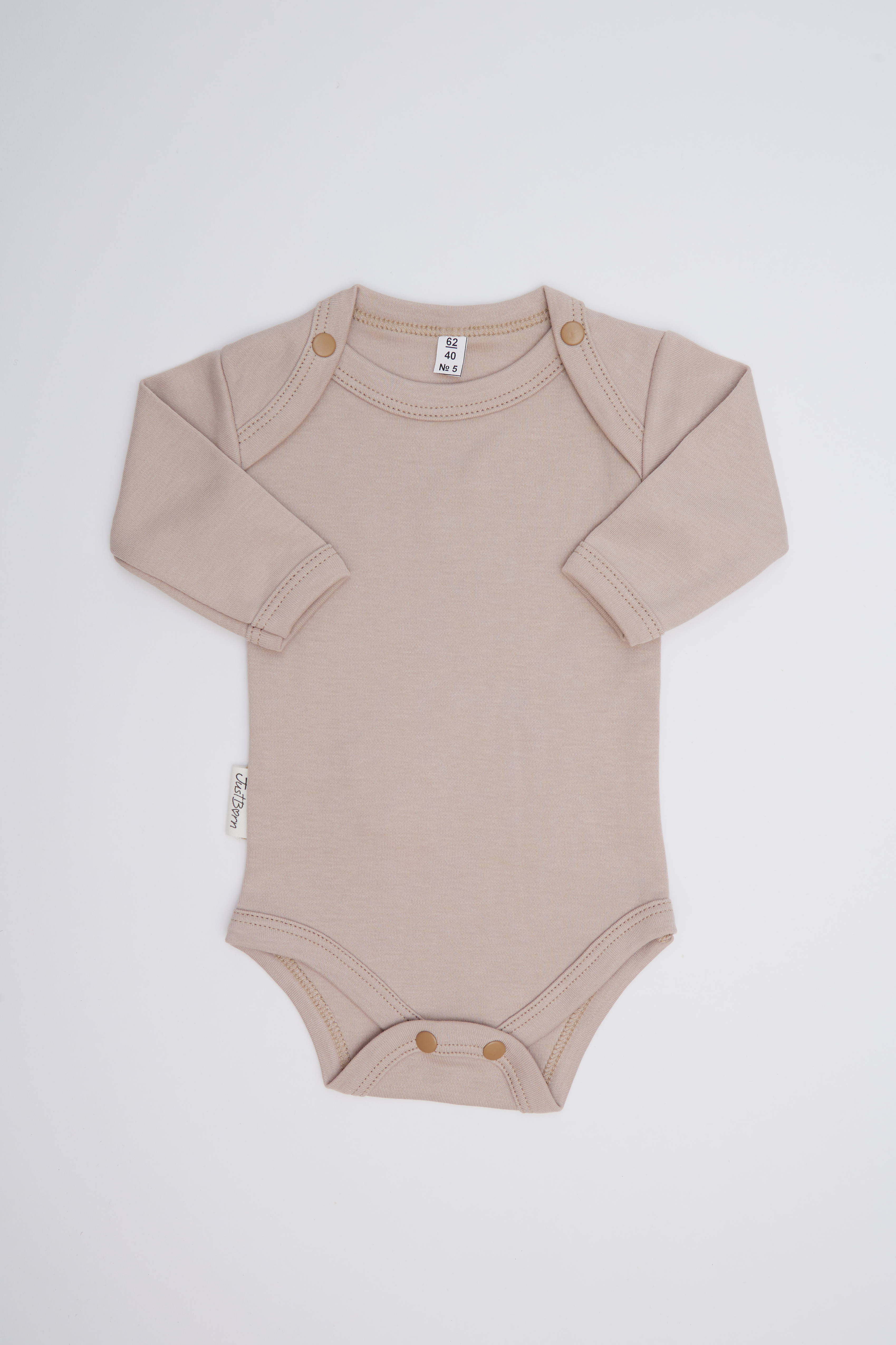 JustBorn боди, бежевый, р. 62