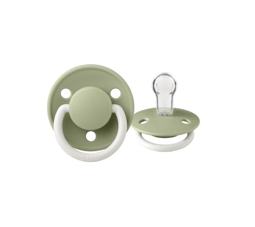BIBS De Lux Silicone Sage Glow  c  0+ 