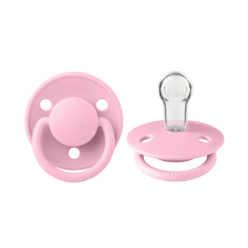 BIBS De Lux Silicone Baby Pink  c  0+