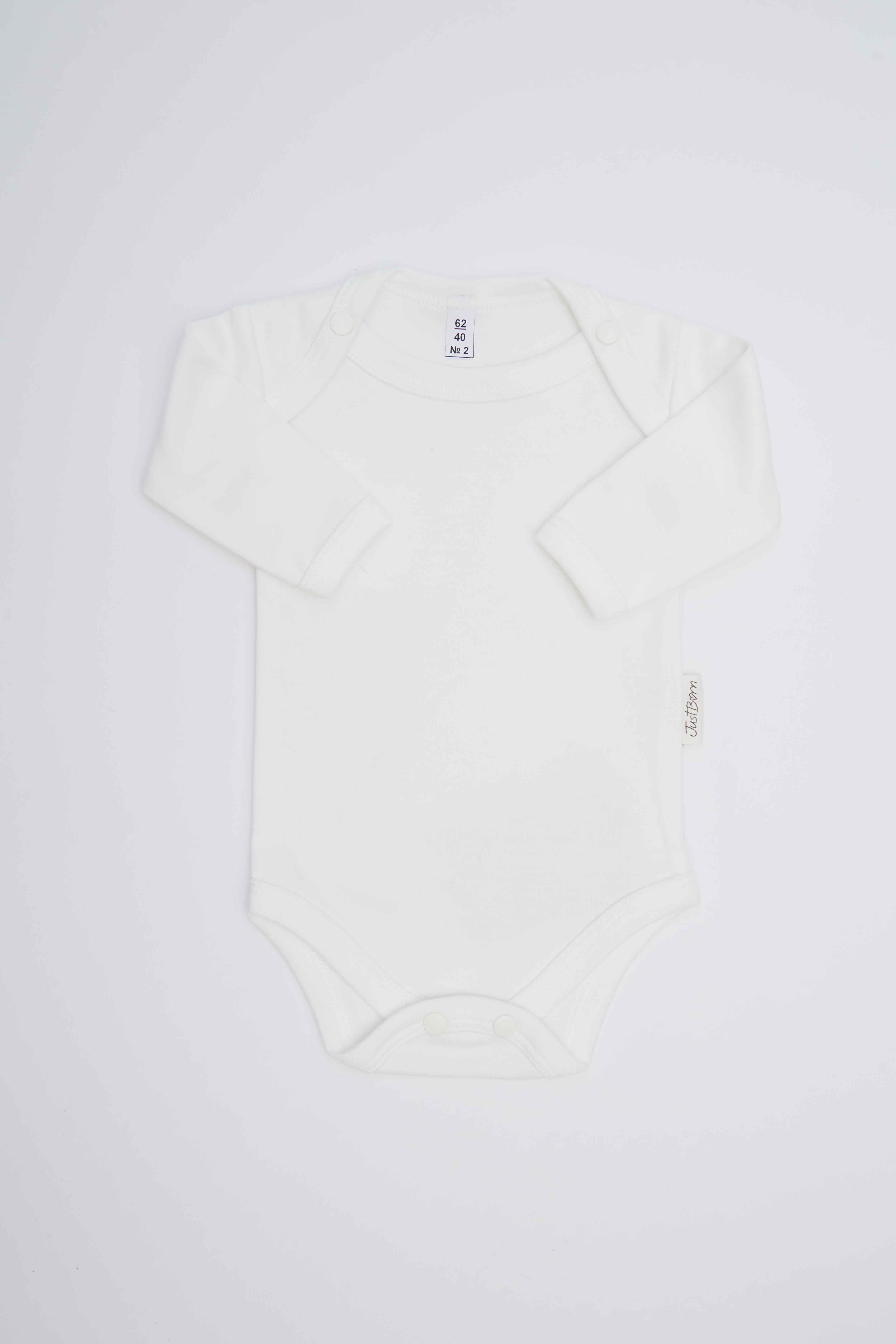JustBorn боди, молочный. 74