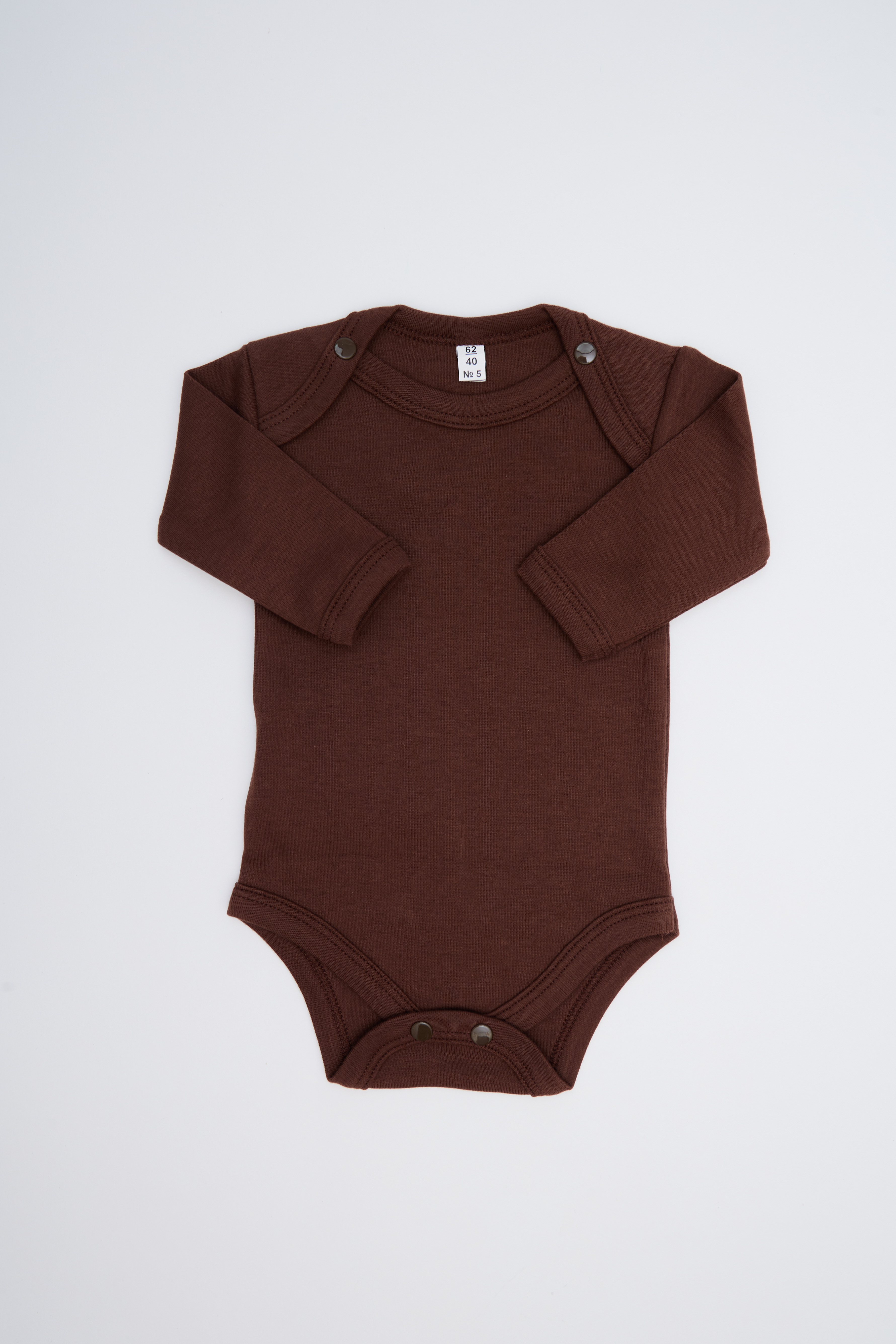 JustBorn боди, шоколад, р. 62